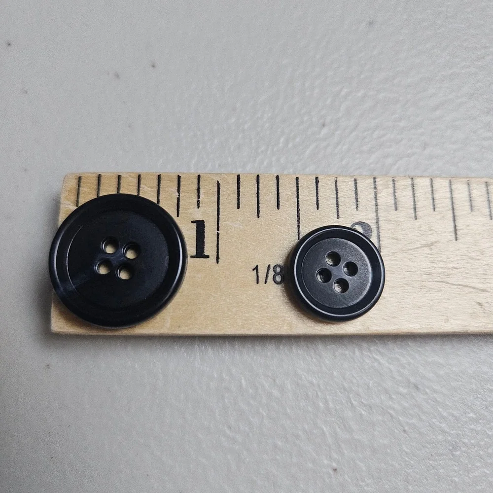 Towncraft Navy Blue Suit Button Replacement Set‎ of 14 Garment Sewing Craft Lot